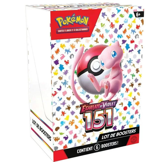 Pokémon EV3.5 : Bundle de 6 boosters Pokémon 151 [FR]